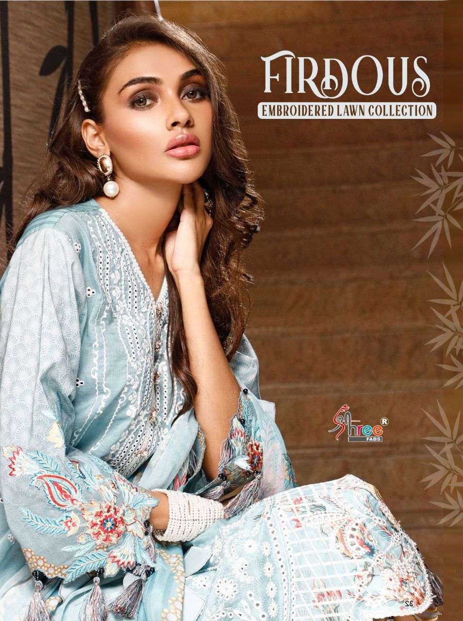 SHREE FAB FIRDOUS EMBROIDERED LAWN COLLECTION WHOLESALER