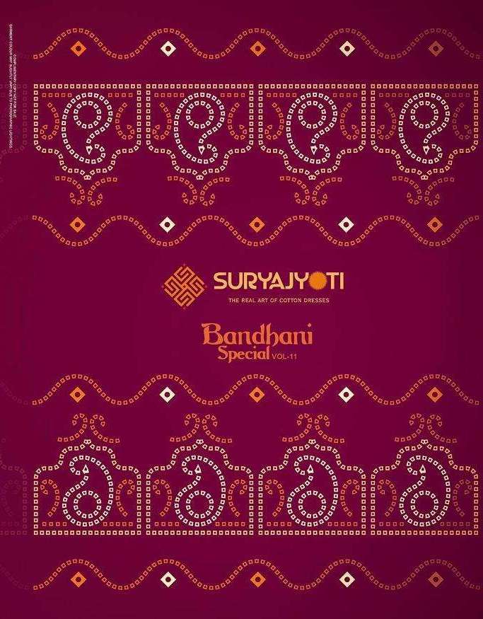 Suryajyoti Bandhani Special Vol 11 Cambric Cotton Printed Dr...