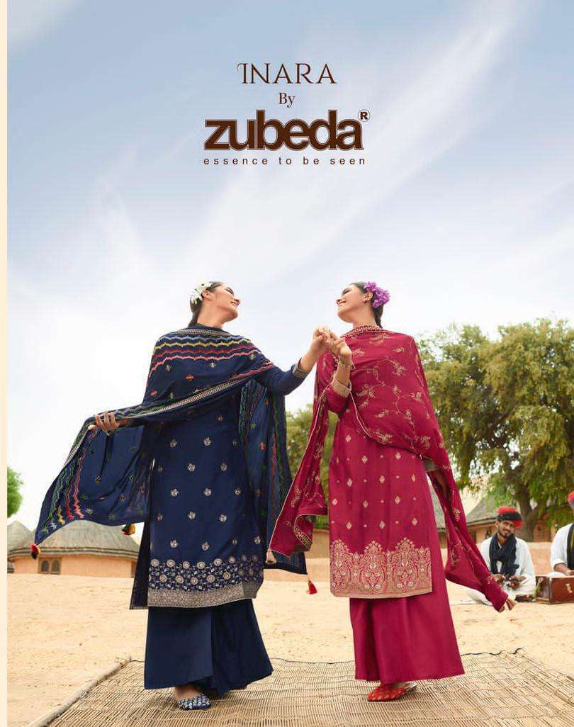 Zubeda Inara Fancy With Work Designer Suits collection