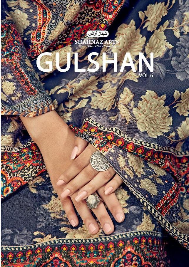 Shahnaz Arts Gulshan Vol 6 Printed Heavy Pashmina Dress Mate...
