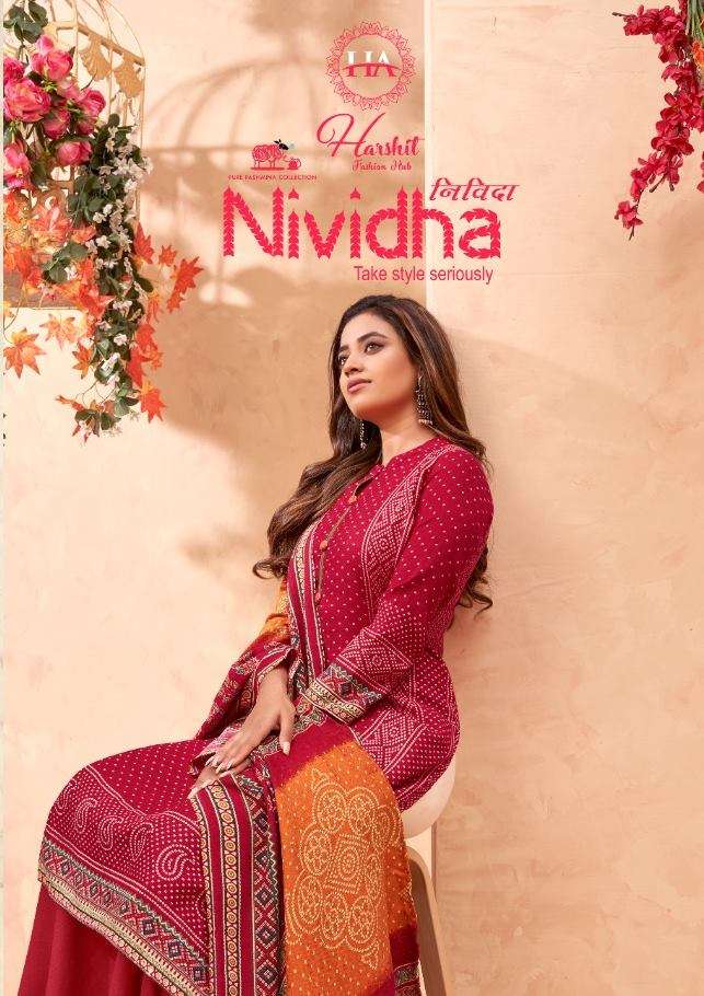 Alok Suits harshit Nividha wool Pashmina Digital print Dress...
