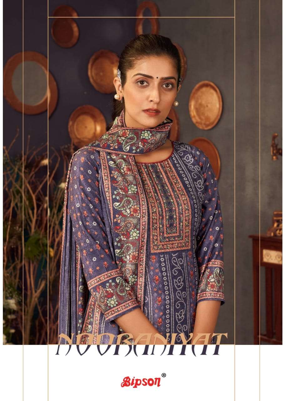 Bipson Fashion Nooraniyat Viscose Velvet Digital print Pashm...