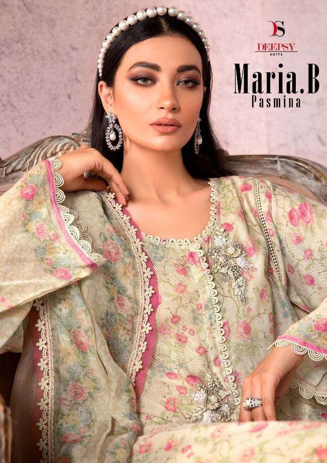 Deepsy Suits maria B Pasmina With embroidery Work Pakistani ...