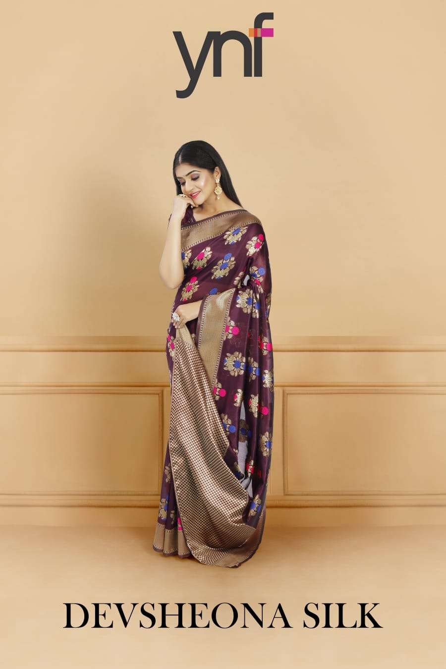 DEVSHEONA SILK WITH PARTY WEAR SAREE COLLECTION