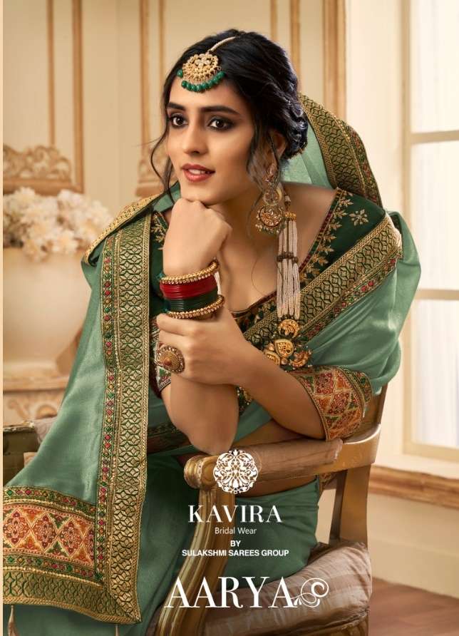 Kavira aarya 2800 Series fancy party wear saree collection