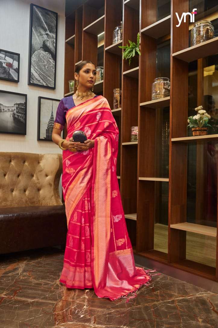 KOSKI SILK WITH WOVEN DESIGNER PARTY WEAR SAREE COLLECTION