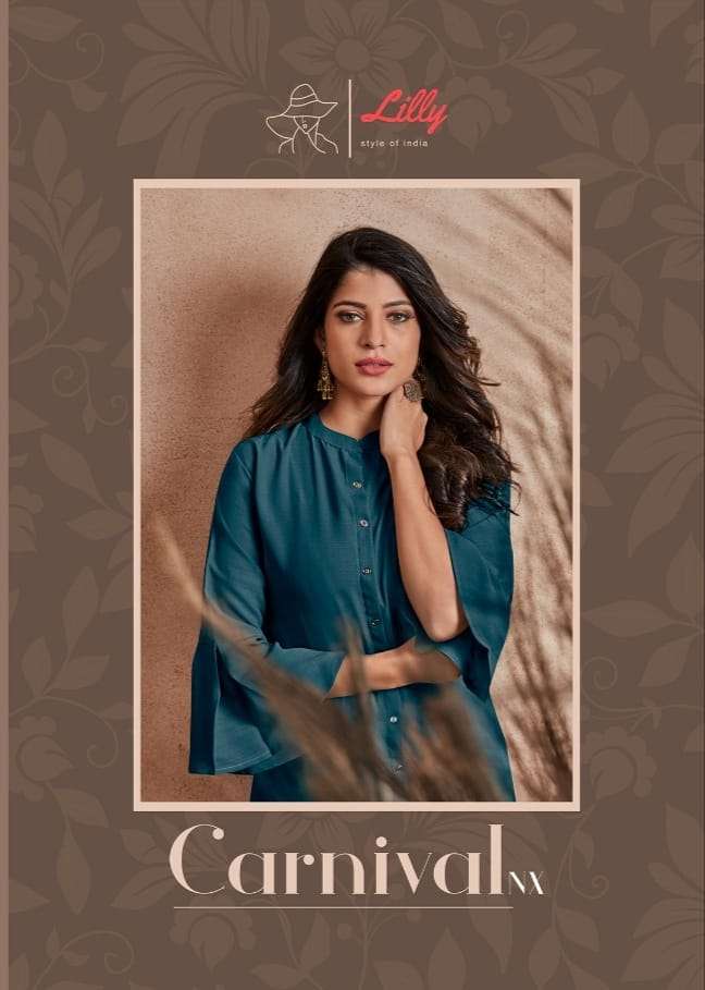 Lilly Style Of India Carnival NX Georgette Kurtis Collection