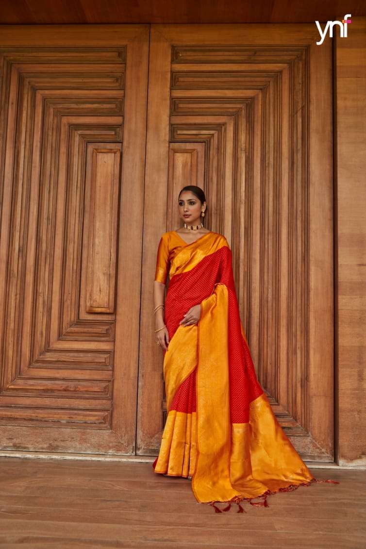 Meraak silk with woven designer saree collection