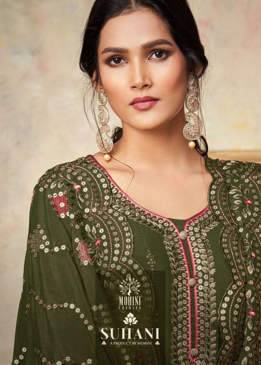 Mohini Fashion Suhani 701 Series Chinon With Embroidery Work...