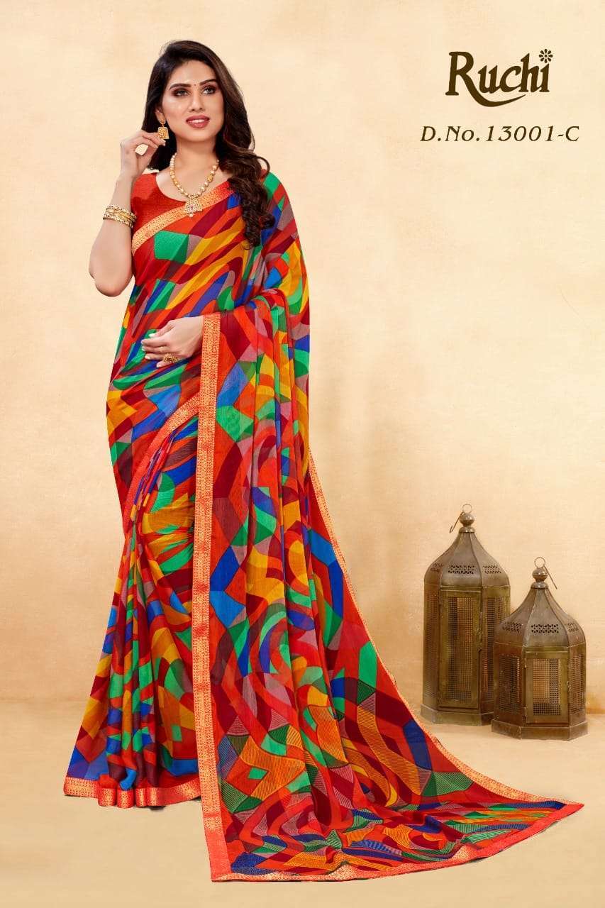 Ruchi simayaa vol 8 Chiffon regular wear saree collection
