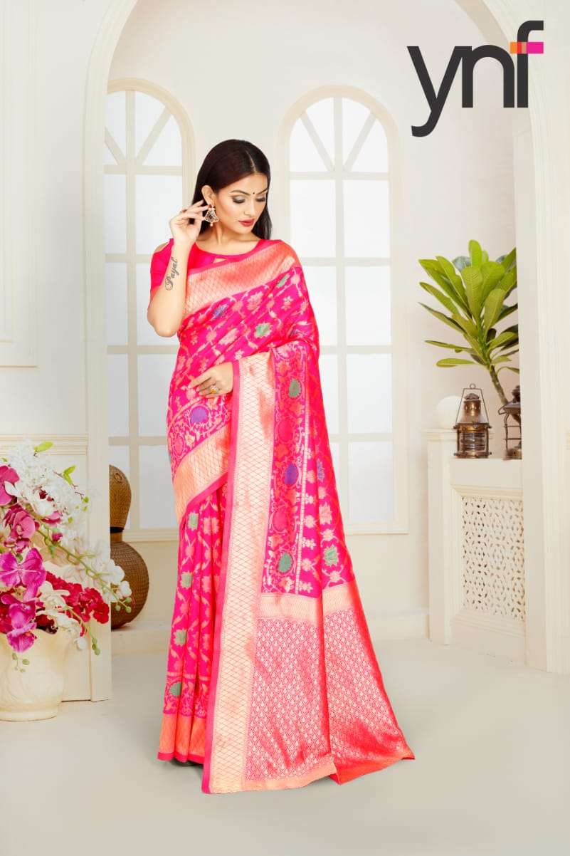 Rutuja silk with weaving saree collectino