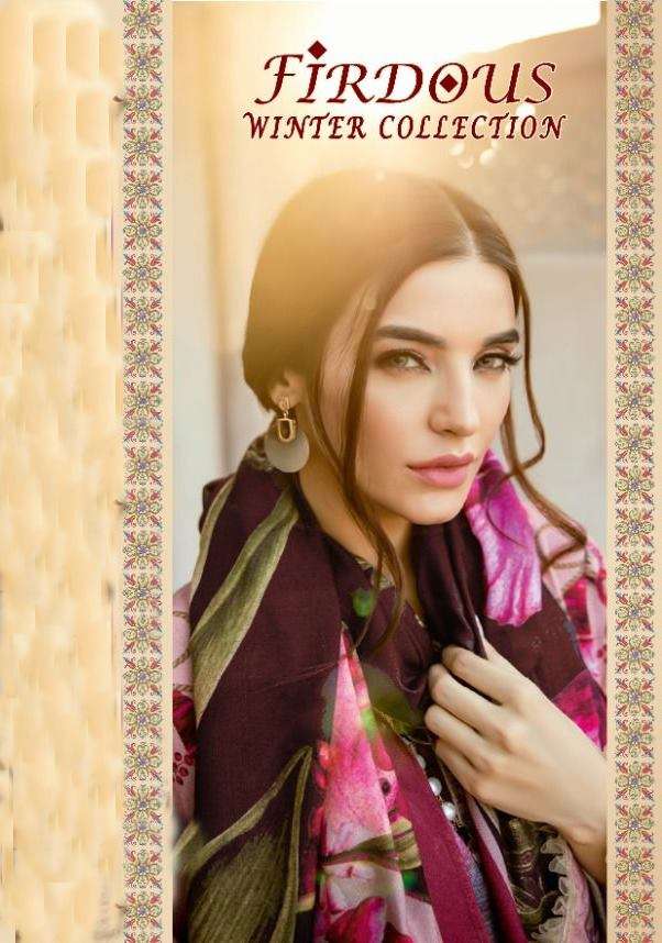 Shree Fab Firdous Winter Collection Pashmina Print With Embr...