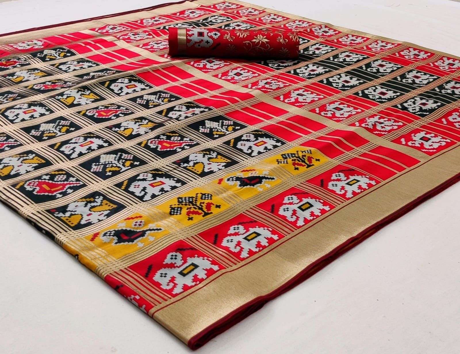 SILK WITH TRADITIONAL PATOLA DESIGN SAREE COLLECTION