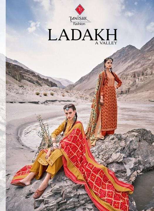 Tanishk Fashion Ladakh Pashmina print Winter suits collectio...