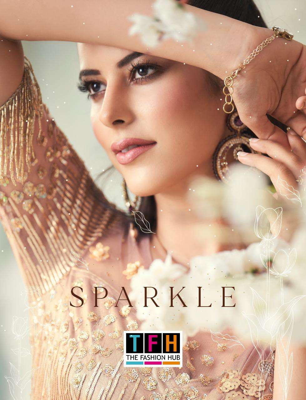 TFH Sparkle fancy Sarees Collection