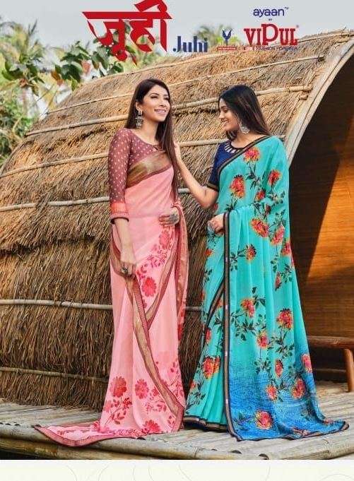 Vipul juhi fancy with printed saree collection