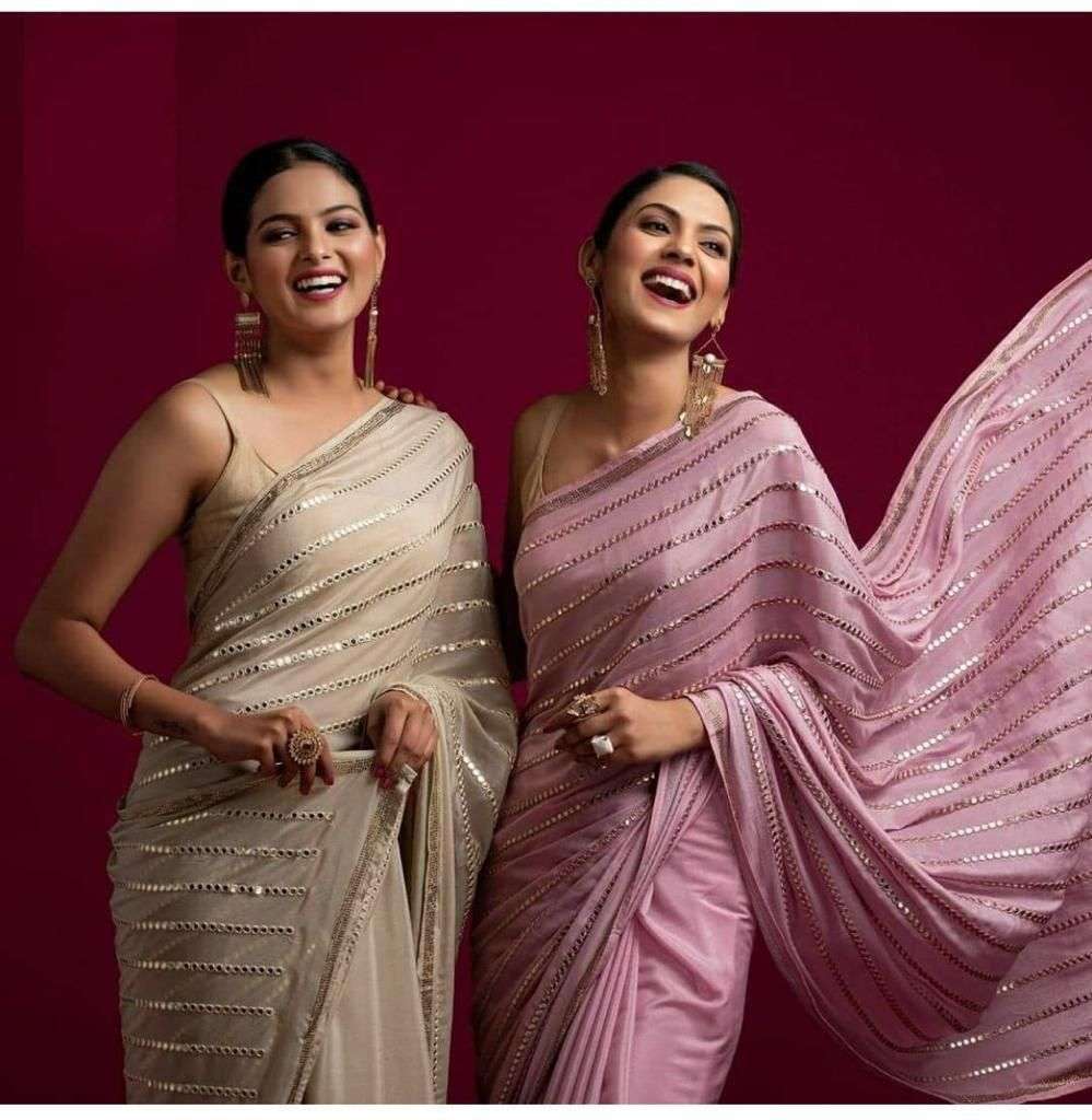 AF Latest Designer Rangoli Silk with Mirror Work Bollywood S...