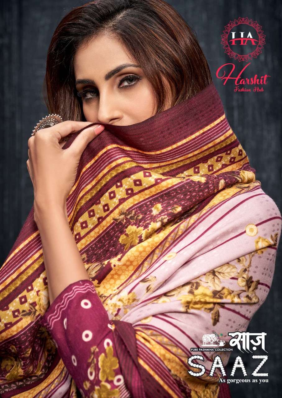 Alok Suits harshit Saaz Wool Pashmina Digital print Winter S...