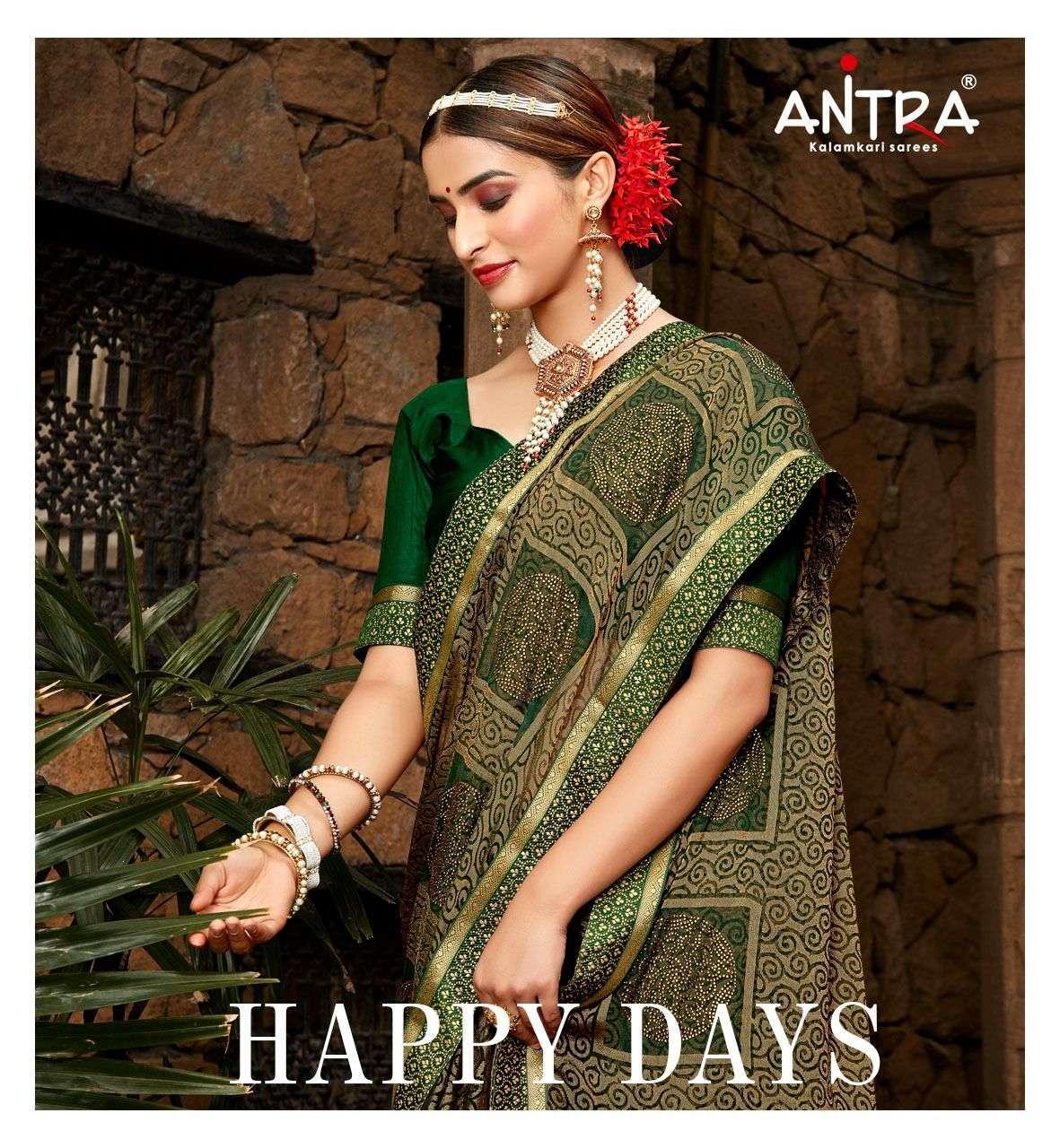 Antra Happy Days Vol 1 Printed Brasso Sarees Wholesale Colle...