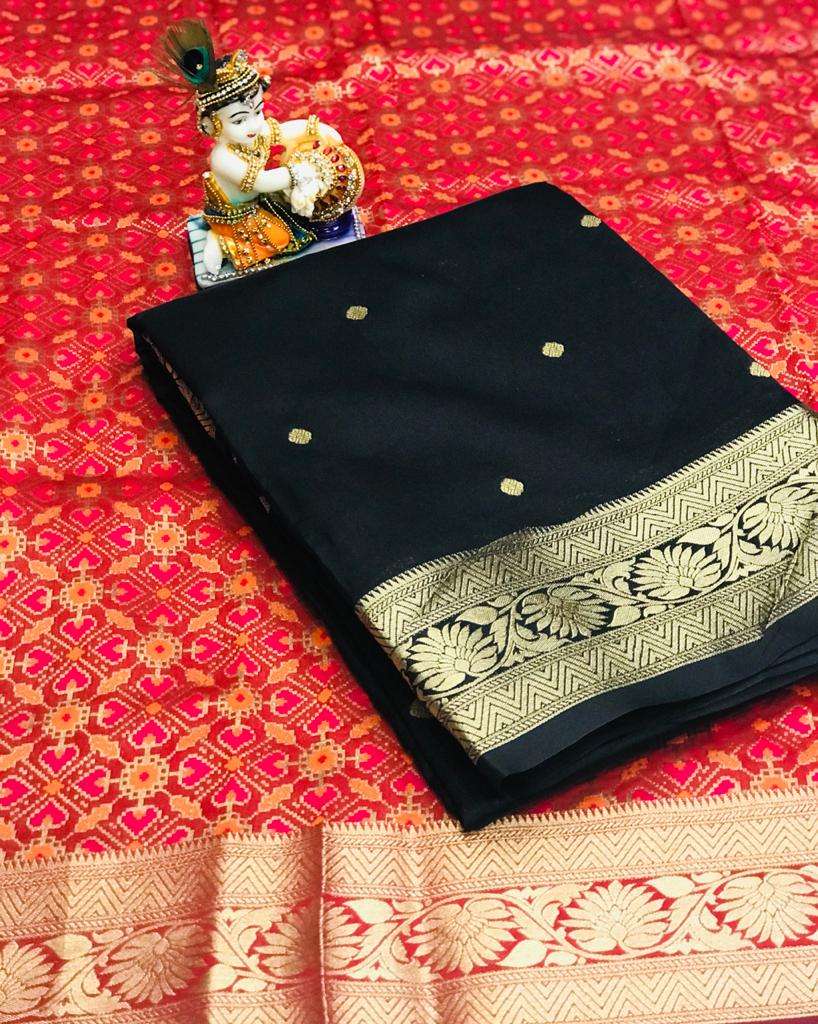 Apsara Traditional Banarasi Cotton Silk Sarees Collection at...