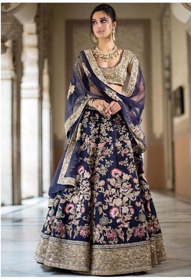 Designer bridal wear lehenga choli collection