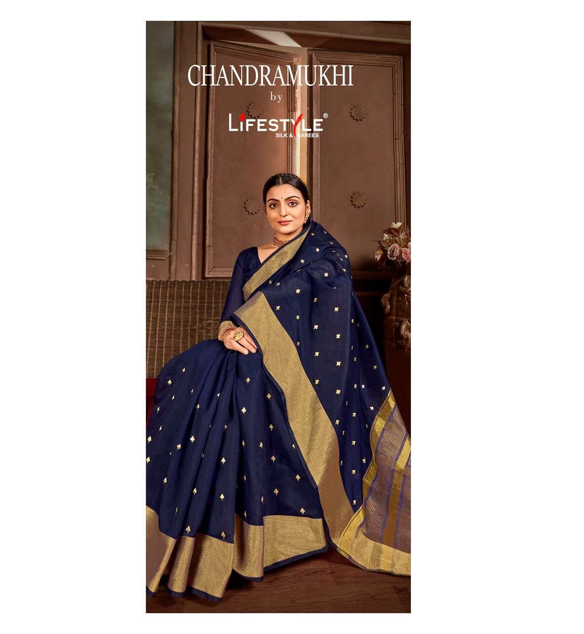 Lifestyle sarees chandramukhi traditional chanderi sarees co...