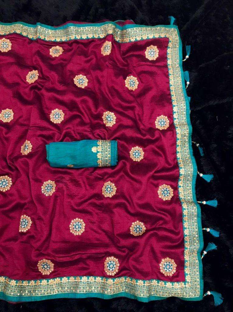 Radhika Silk Designer Latest Vichitra Silk Sarees Collection...