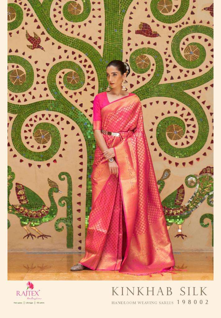 Rajtex Kinkhab Silk Designer Handloom Silk Weaving Sarees at...