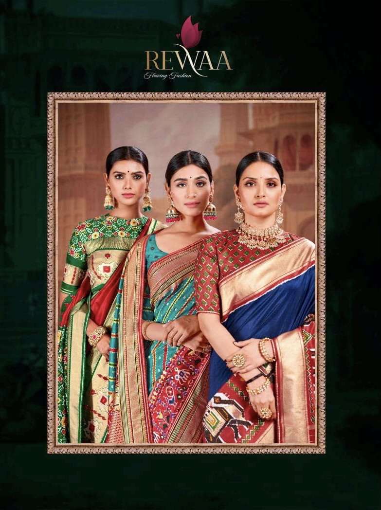 Rewaa Fashion patola vol 3 designer printed silk sarees coll...