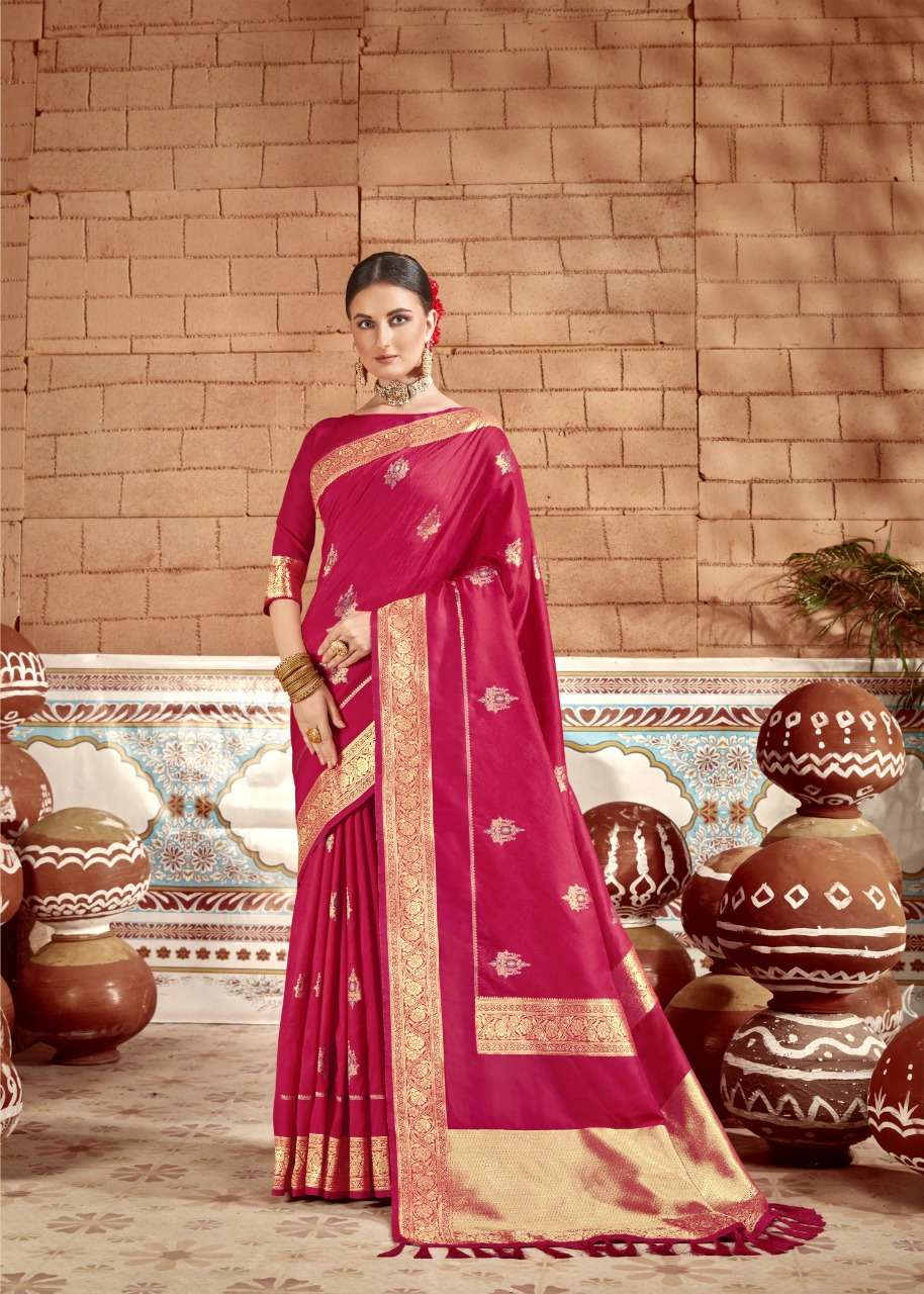 Shakunt Weaves 1001 Series Art Silk Traditional Sarees Colle...