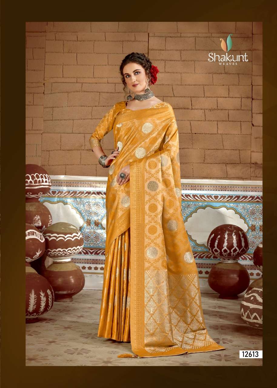 Shakunt Weaves 1010 Series Art Silk Traditional Sarees Colle...