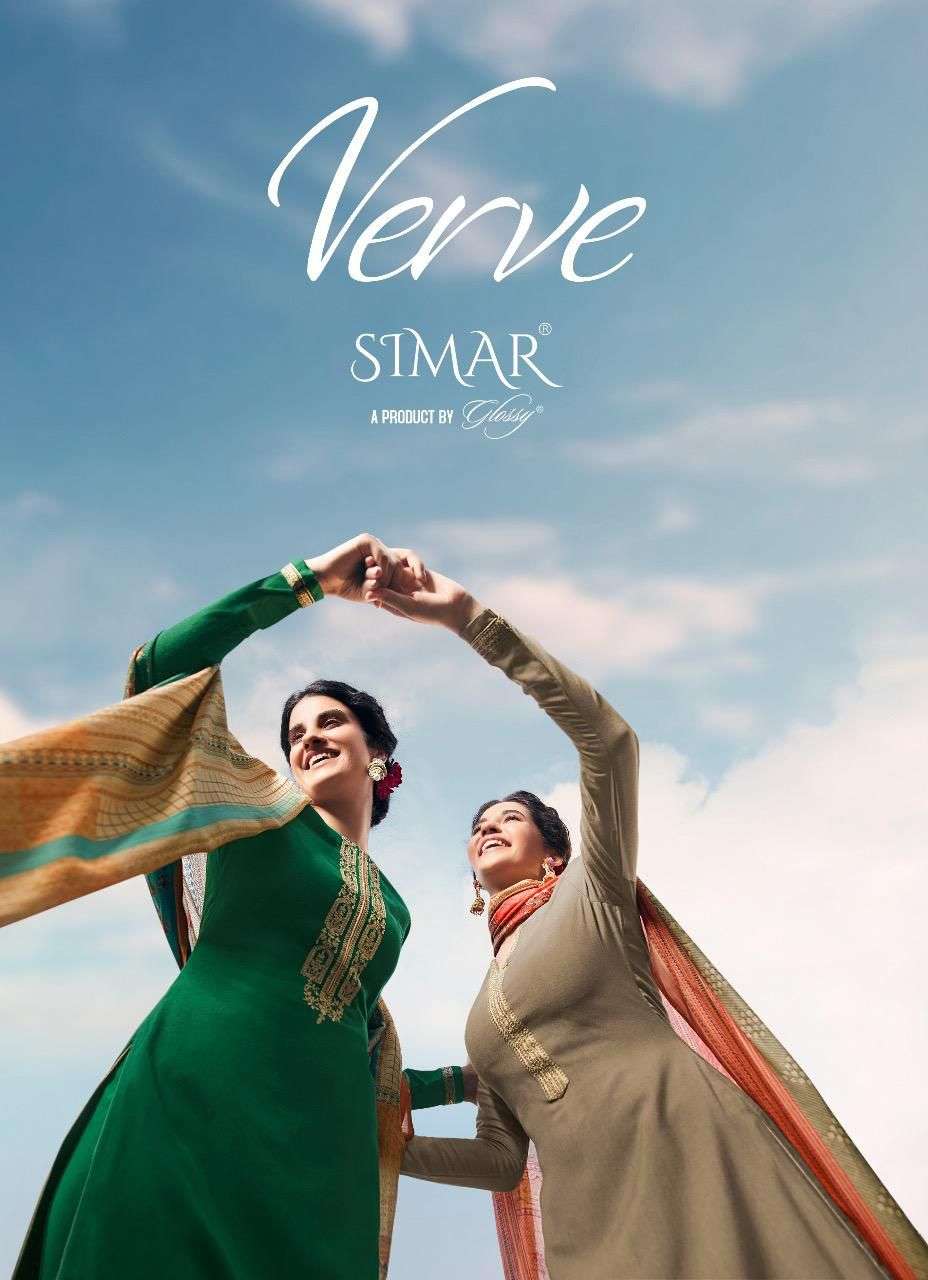 Simar Glossy Verve Designer Pure Tusser Silk with Embroidery...