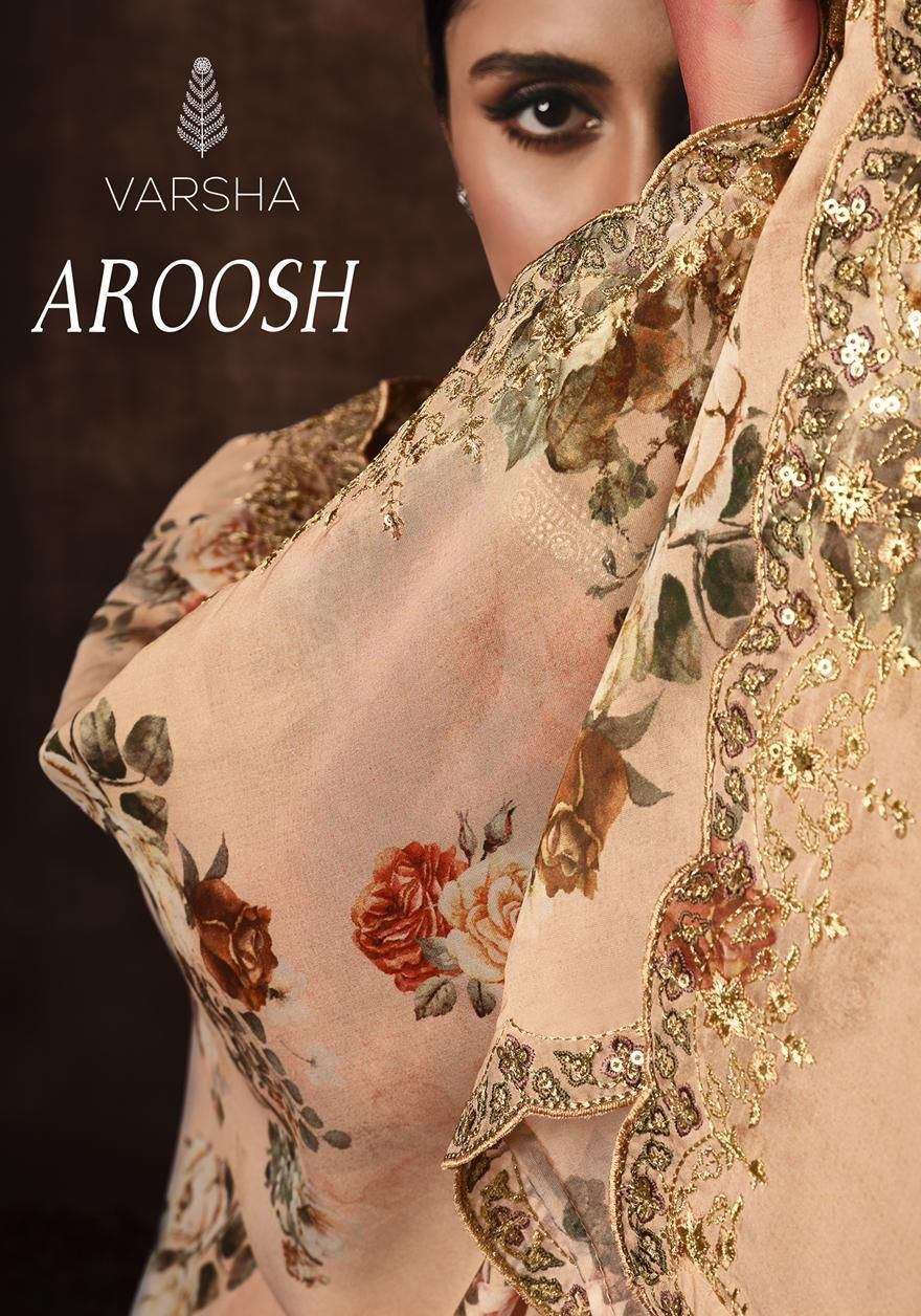 Varsha Fashion Aroosh Designer Pure Velvet with Embroidery W...