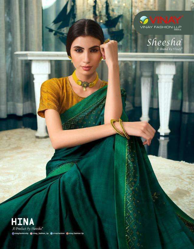 Vinay Fashion Sheesha Hina Designer Foil Printed Georgette S...