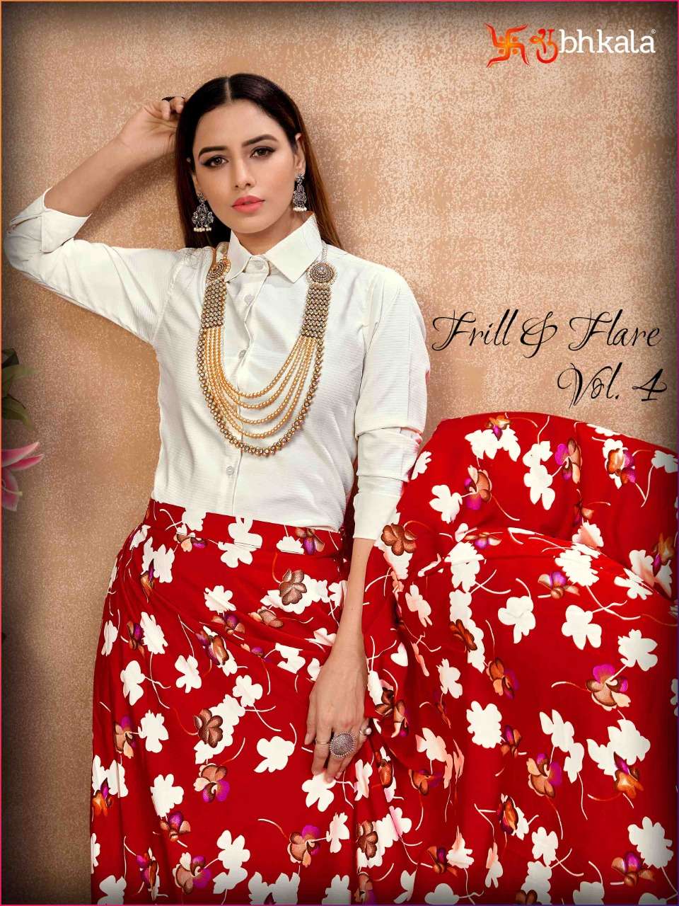 Frill And Flare Vol 4 Exclusive Crop Top With Skirt Collecti...