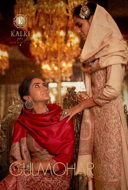 Kalki fashion gulmohar vol 5 Pure Handloom Weaving Pashmina ...