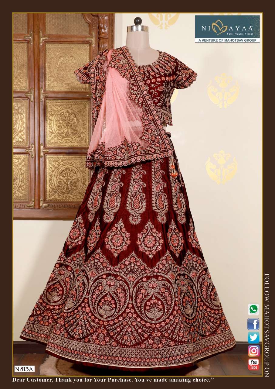 Mahotsav moh manthan nimayaa payal designer bridal wear lehe...