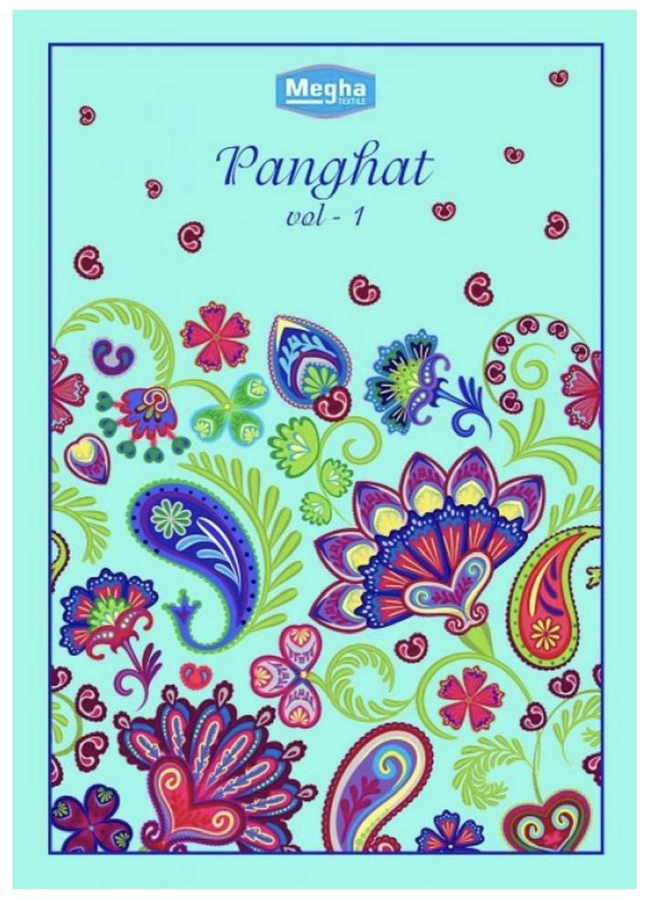 Megha textile panghat vol 1 printed cotton dress material at...