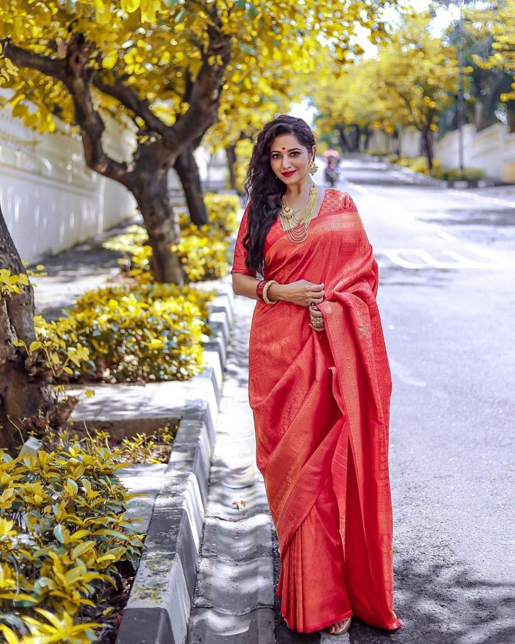 Nayani  soft naylon silk party wear saree collection at whol...