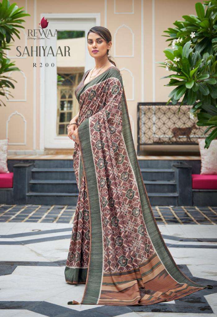 Rewaa Fashion sahiyaar fancy silk saree collection