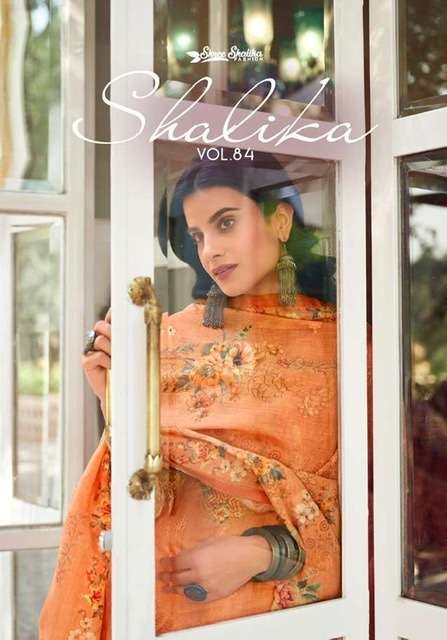 Shree shalika fabrics shalika vol 84 printed cotton dress ma...