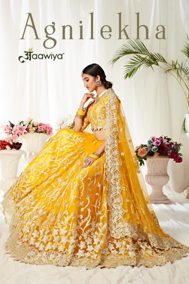 Aawiya Agnilekha 1001-1005 Series Heavy Net With Embroidery ...
