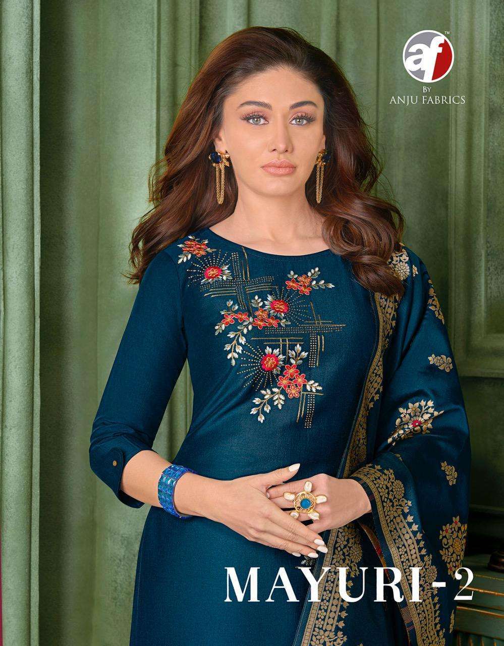 Anju Fabrics Mayuri Vol 2 5301-5308 Serie Bemberg silk with ...