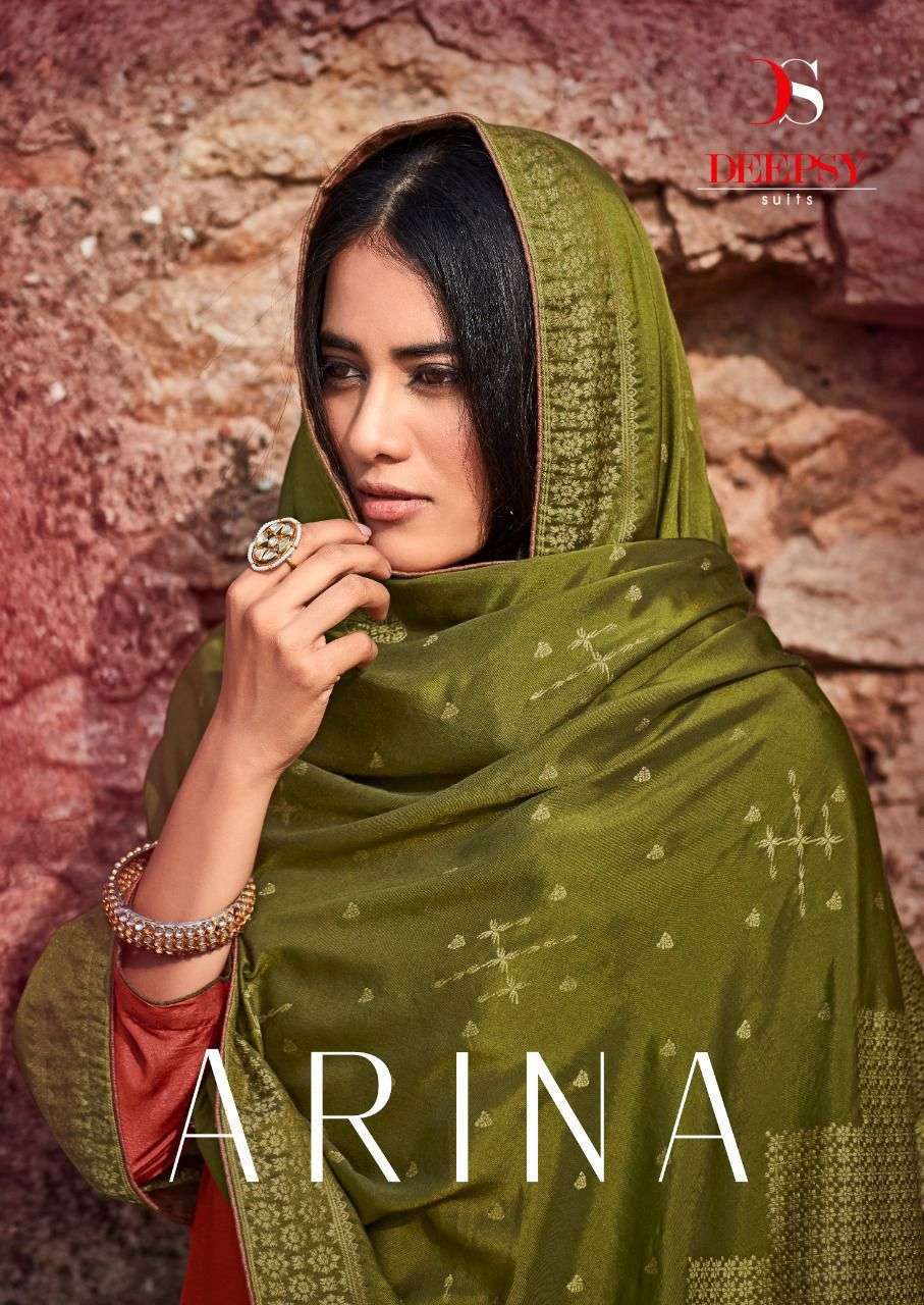 Deepsy Suits Arina Makhmali Silk With Tila Work Embroidery D...