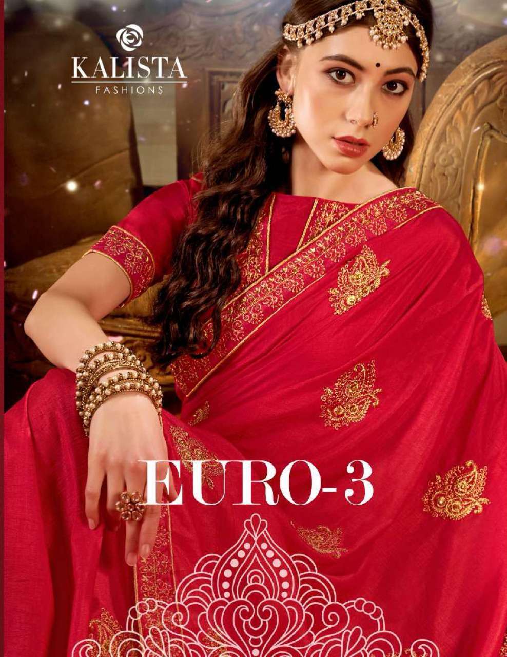 Kalista fashions euro vol 3 vichitra silk sarees collection ...