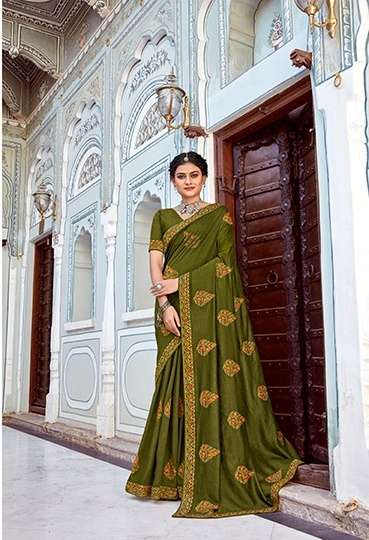 Kalista Radhika Chinnon Party wear saree Collection