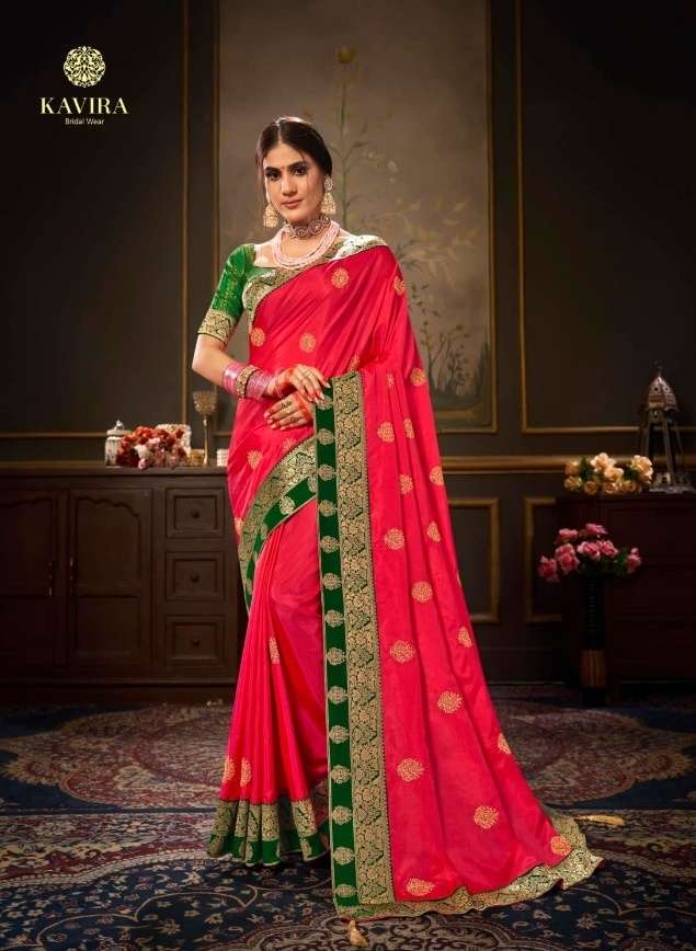 Kavira 3101 Series Sana Silk Party Wear saree collection