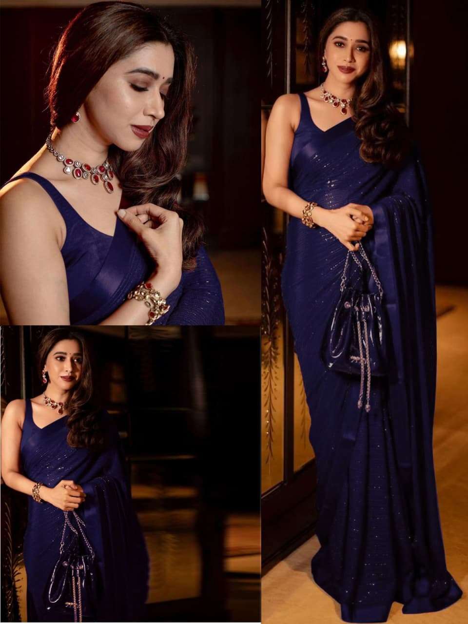 KT 236 Georgette with Full Sequence Work Saree collection