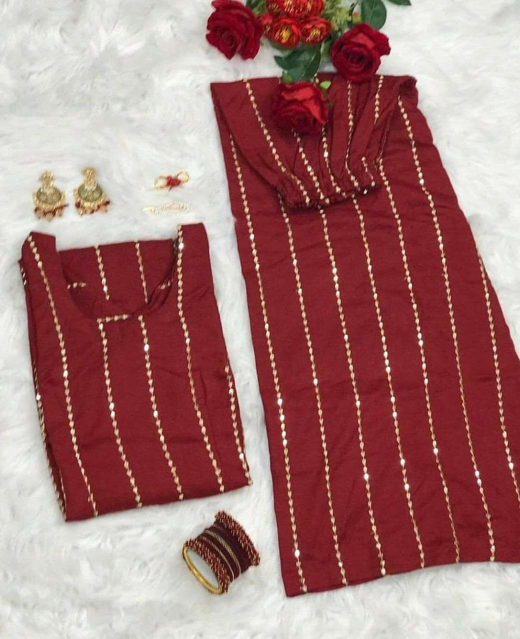 Latest Pure Rayon Cotton with Work Readymade Kurtis with Pal...