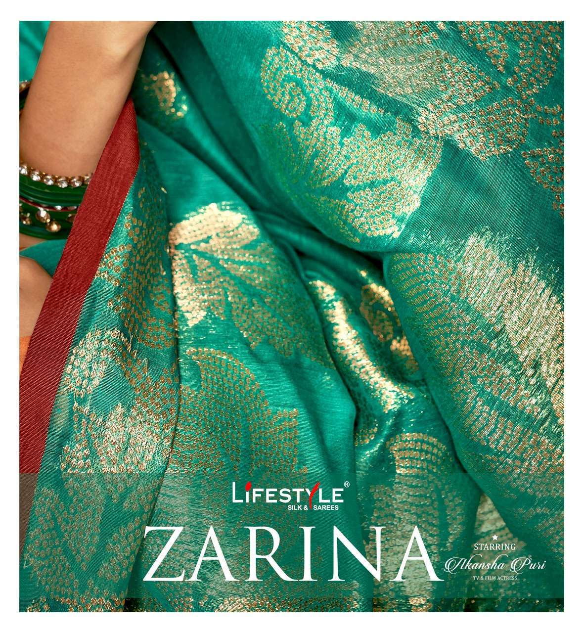 Lifestyle Sarees Zarina Traditional Chanderi Silk Sarees Col...